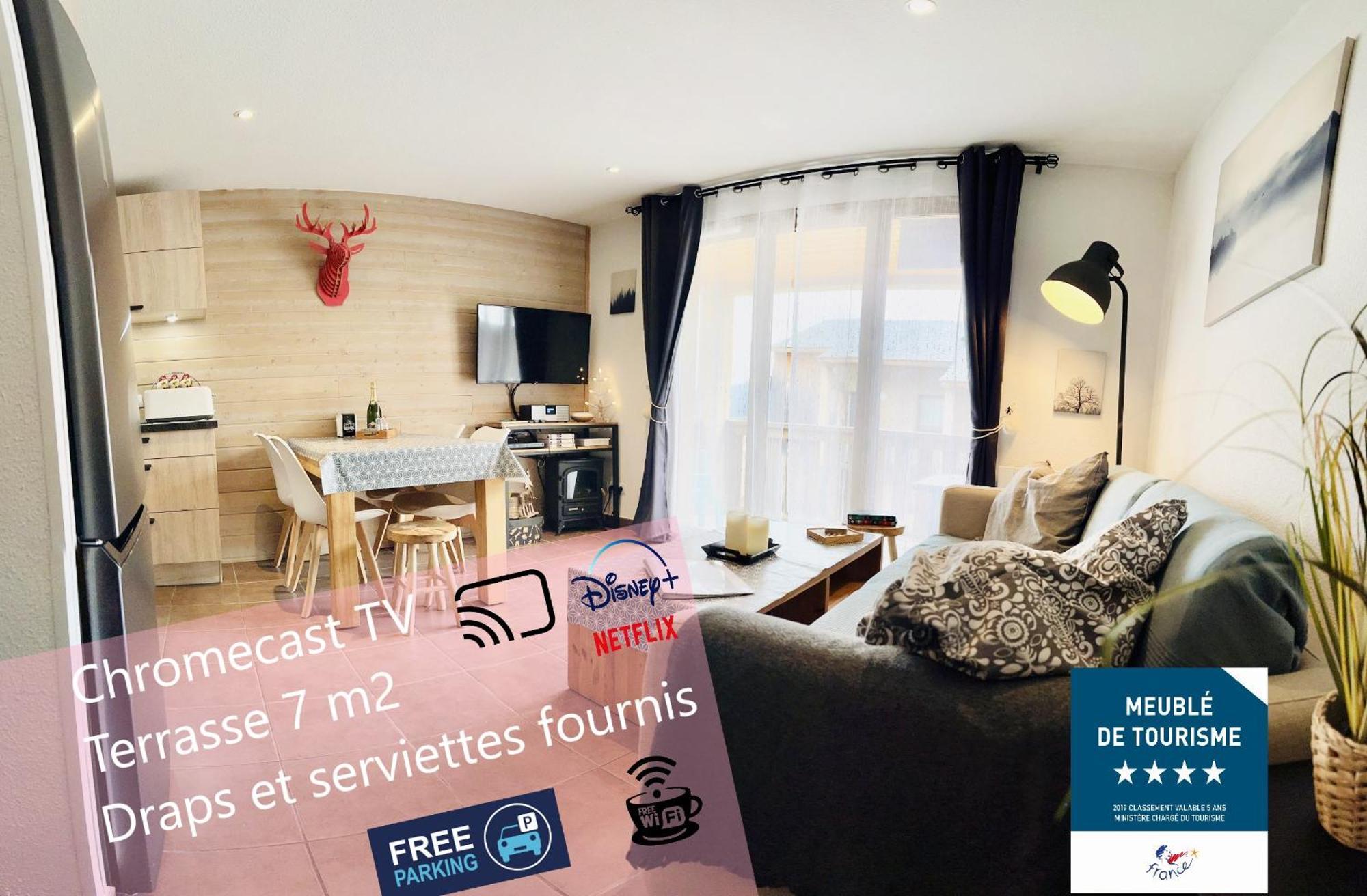 Apartament Lou Castelou - T3 Cosy - Chromecast Tv Angles Zewnętrze zdjęcie